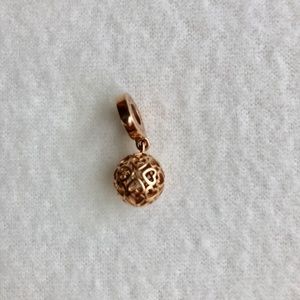 PANDORA 14K Rose Gold Plated Charm.